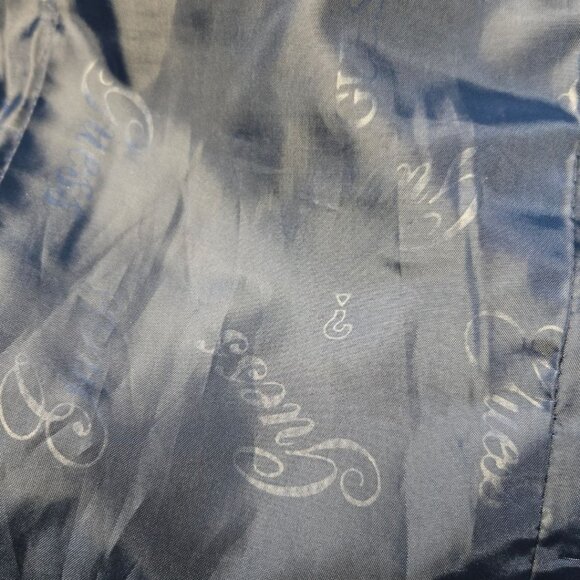 GUESS Los Angeles Women’s Wool Blend Hooded Pea Coat Navy Large - Picture 11 of 14